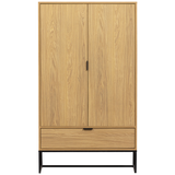 Silas 2 Deurs Kast Eiken Decor [Fsc] van WOOOD – Luxe comfort op maat van PureWonen. Vraag naar de beste prijs.