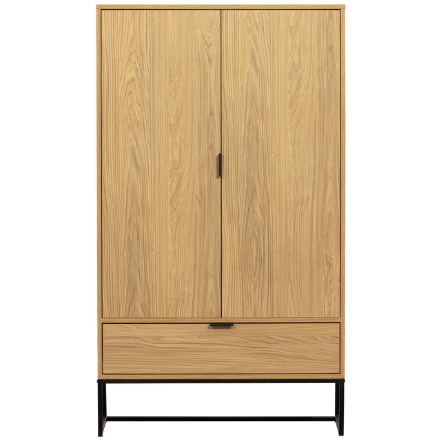 Silas 2 Deurs Kast Eiken Decor [Fsc] van WOOOD – Luxe comfort op maat van PureWonen. Vraag naar de beste prijs.
