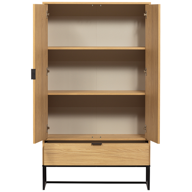 Silas 2 Deurs Kast Eiken Decor [Fsc] van WOOOD – Luxe comfort op maat van PureWonen. Vraag naar de beste prijs.