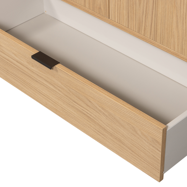 Silas 2 Deurs Kast Eiken Decor [Fsc] van WOOOD – Luxe comfort op maat van PureWonen. Vraag naar de beste prijs.