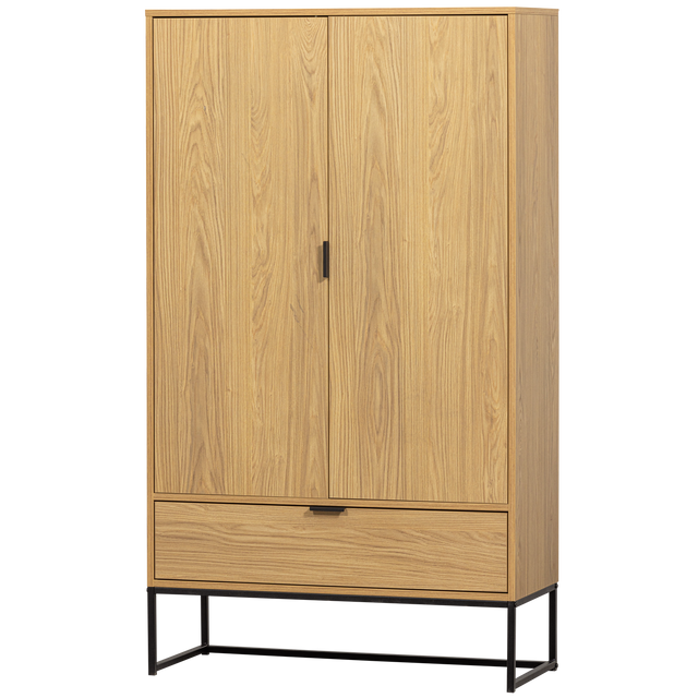Silas 2 Deurs Kast Eiken Decor [Fsc] van WOOOD – Luxe comfort op maat van PureWonen. Vraag naar de beste prijs.