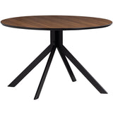 Bruno Eettafel Rond Mdf Walnoot O120 Cm van WOOOD – Luxe comfort op maat van PureWonen. Vraag naar de beste prijs.