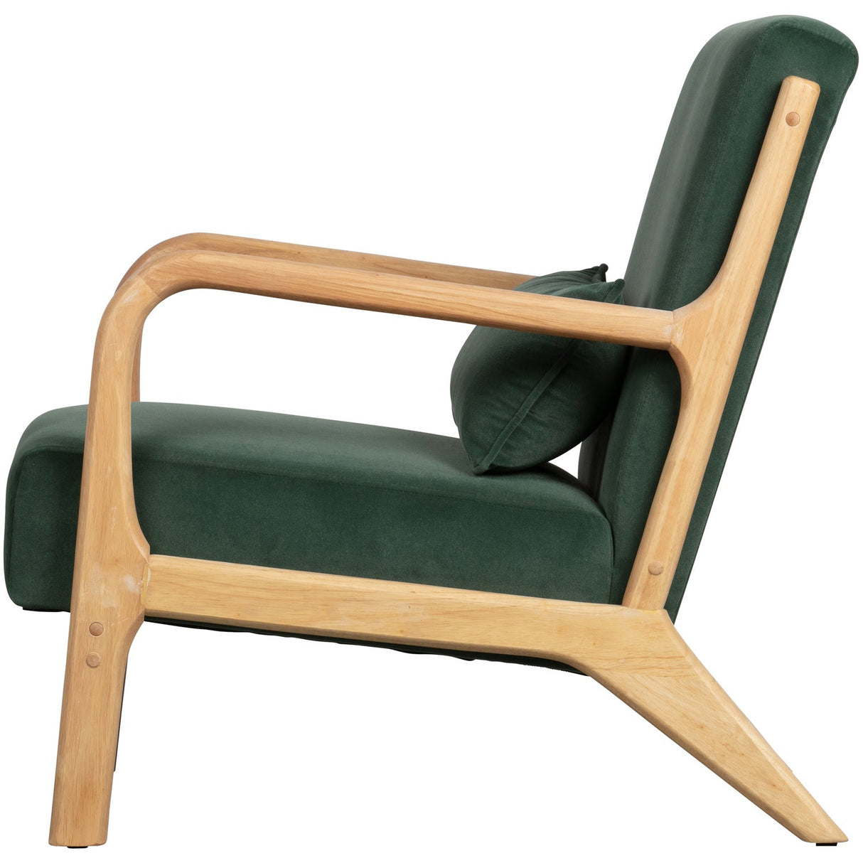 Mark Fauteuil Fluweel Flesgroen