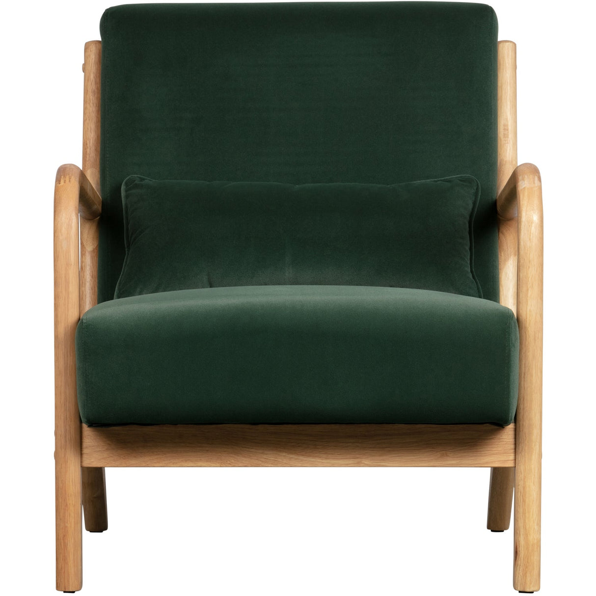 Mark Fauteuil Fluweel Flesgroen