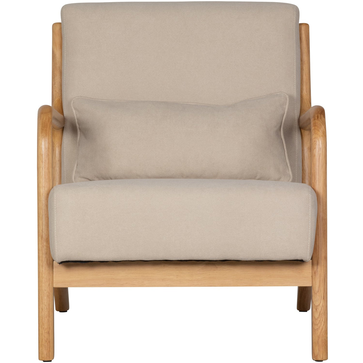 Mark Fauteuil Geweven Stof Naturel