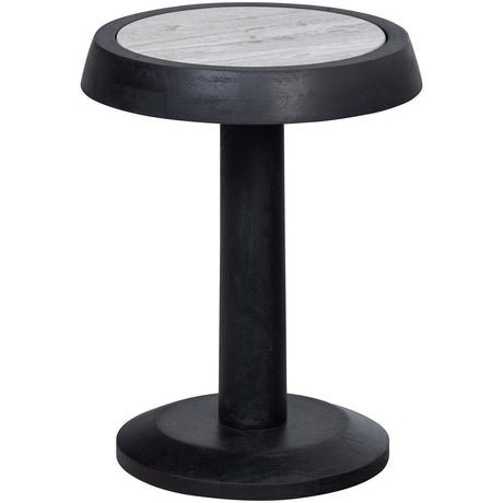 Nanne Bijzettafel Mango Hout Zwart Met Marmer Top van WOOOD – Luxe comfort op maat van PureWonen. Vraag naar de beste prijs.