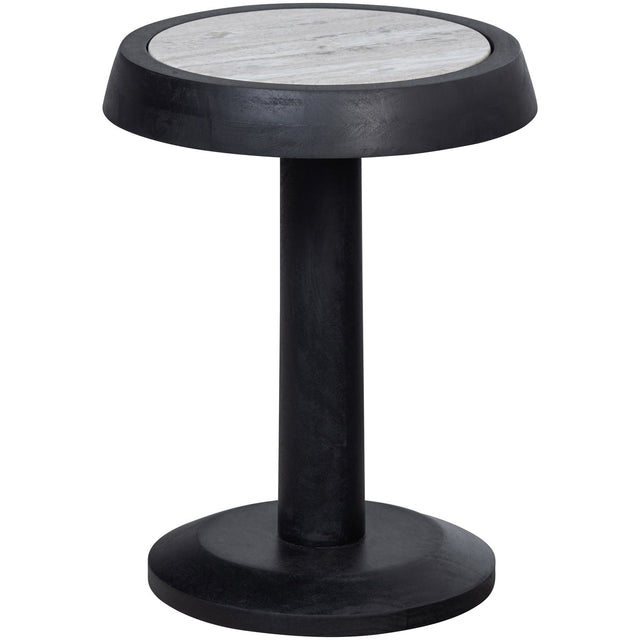 Nanne Bijzettafel Mango Hout Zwart Met Marmer Top van WOOOD – Luxe comfort op maat van PureWonen. Vraag naar de beste prijs.
