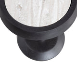 Nanne Bijzettafel Mango Hout Zwart Met Marmer Top van WOOOD – Luxe comfort op maat van PureWonen. Vraag naar de beste prijs.