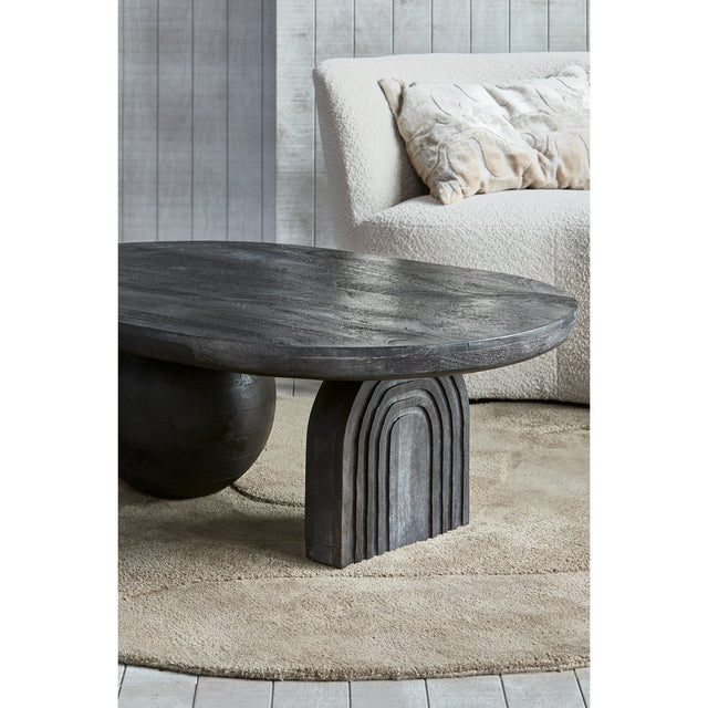 Steppe Salontafel Mango Hout Zwart van WOOOD – Luxe comfort op maat van PureWonen. Vraag naar de beste prijs.