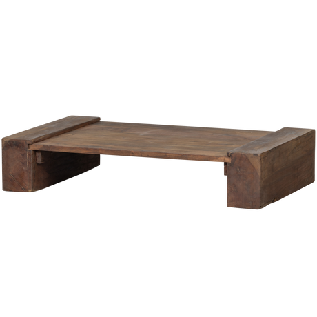 Cuno Salontafel Laag Hout Donkerbruin van WOOOD – Luxe comfort op maat van PureWonen. Vraag naar de beste prijs.