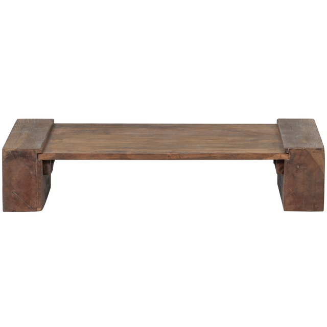Cuno Salontafel Laag Hout Donkerbruin van WOOOD – Luxe comfort op maat van PureWonen. Vraag naar de beste prijs.