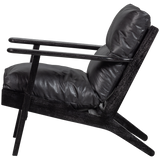 Houston Fauteuil Echt Leer Zwart van BePureHome – Luxe comfort op maat van PureWonen. Vraag naar de beste prijs.