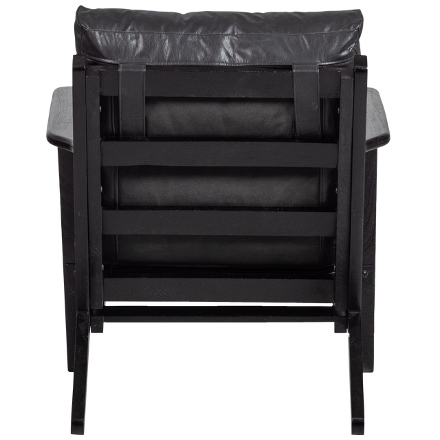 Houston Fauteuil Echt Leer Zwart van BePureHome – Luxe comfort op maat van PureWonen. Vraag naar de beste prijs.