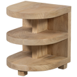 Darren Halfronde Bijzettafel Mango Hout Naturel van WOOOD – Luxe comfort op maat van PureWonen. Vraag naar de beste prijs.