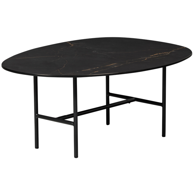 Vajen Salontafel Met Zwart Marmeren Look Blad 80x60 Cm van WOOOD – Luxe comfort op maat van PureWonen. Vraag naar de beste prijs.