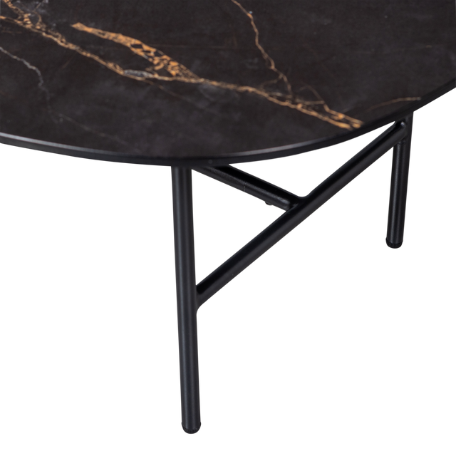 Vajen Salontafel Met Zwart Marmeren Look Blad 80x60 Cm van WOOOD – Luxe comfort op maat van PureWonen. Vraag naar de beste prijs.