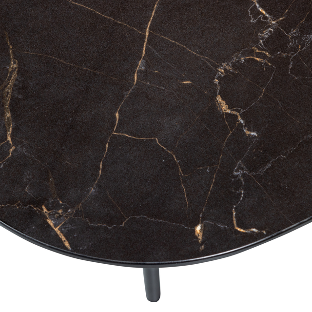 Vajen Salontafel Met Zwart Marmeren Look Blad 70x70 Cm van WOOOD – Luxe comfort op maat van PureWonen. Vraag naar de beste prijs.