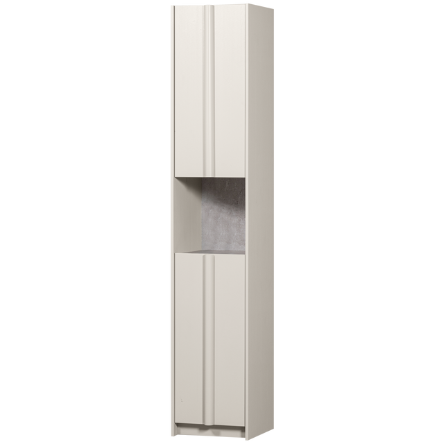 Basu Smalle Kast 40 Cm Grenen Dust Incl Concrete Decor [Fsc] van WOOOD – Luxe comfort op maat van PureWonen. Vraag naar de beste prijs.