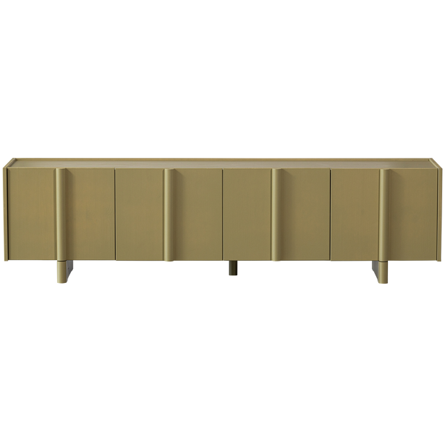 Basu Tv Meubel 200 Cm Grenen Moss [Fsc] van WOOOD – Luxe comfort op maat van PureWonen. Vraag naar de beste prijs.