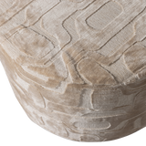 Yago Poef Viscose Dessin Naturel 43x O60 Cm van WOOOD - laagste prijs offerte van PureWonen