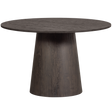Maan Eettafel Rond Mdf Donkerbruin O120 Cm van WOOOD – Luxe comfort op maat van PureWonen. Vraag naar de beste prijs.