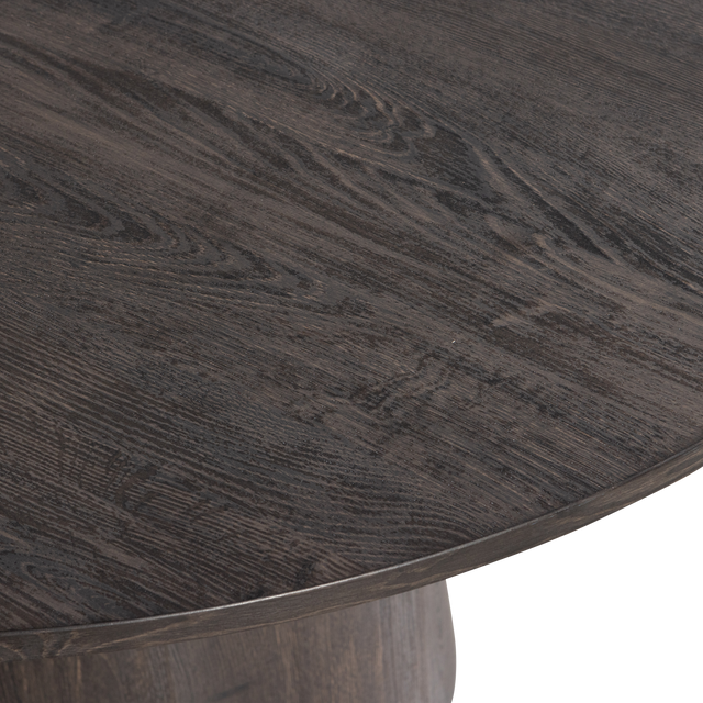 Maan Eettafel Rond Mdf Donkerbruin O120 Cm van WOOOD – Luxe comfort op maat van PureWonen. Vraag naar de beste prijs.