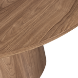 Maan Eettafel Rond Mdf Walnoot O120 Cm van WOOOD – Luxe comfort op maat van PureWonen. Vraag naar de beste prijs.