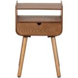 Nils Nachtkastje/Bijzettafel Hout Naturel van WOOOD – Luxe comfort op maat van PureWonen. Vraag naar de beste prijs.
