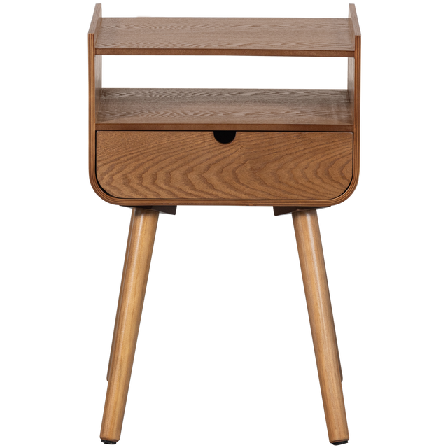 Nils Nachtkastje/Bijzettafel Hout Naturel van WOOOD – Luxe comfort op maat van PureWonen. Vraag naar de beste prijs.