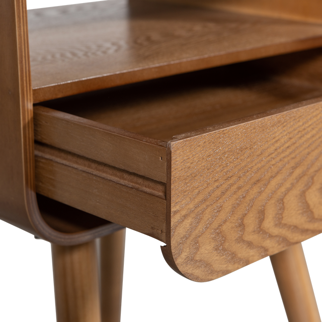 Nils Nachtkastje/Bijzettafel Hout Naturel van WOOOD – Luxe comfort op maat van PureWonen. Vraag naar de beste prijs.