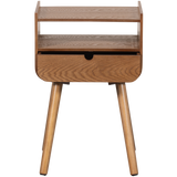 Nils Nachtkastje/Bijzettafel Hout Naturel van WOOOD – Luxe comfort op maat van PureWonen. Vraag naar de beste prijs.