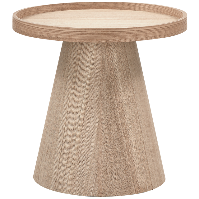 Maud Bijzettafel Conisch Hout Naturel 38x O39 Cm van WOOOD - laagste prijs offerte van PureWonen