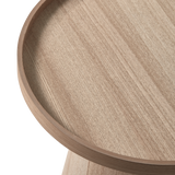 Maud Bijzettafel Conisch Hout Naturel 38x O39 Cm van WOOOD - laagste prijs offerte van PureWonen
