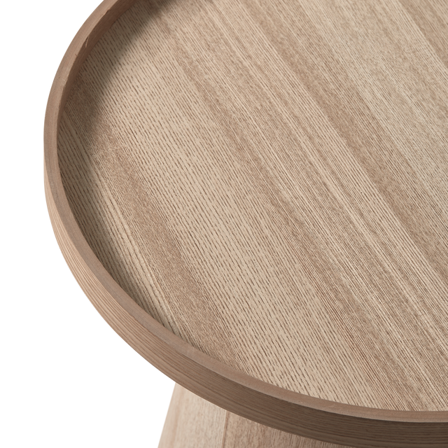 Maud Bijzettafel Conisch Hout Naturel 38x O39 Cm van WOOOD - laagste prijs offerte van PureWonen