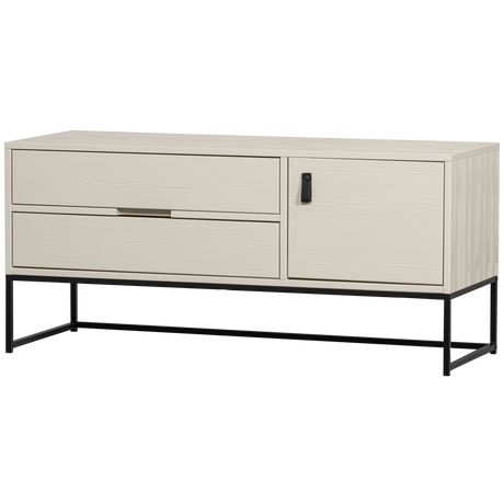 Silas Tv Meubel 120 Cm Grenen Dust [Fsc] van WOOOD – Luxe comfort op maat van PureWonen. Vraag naar de beste prijs.