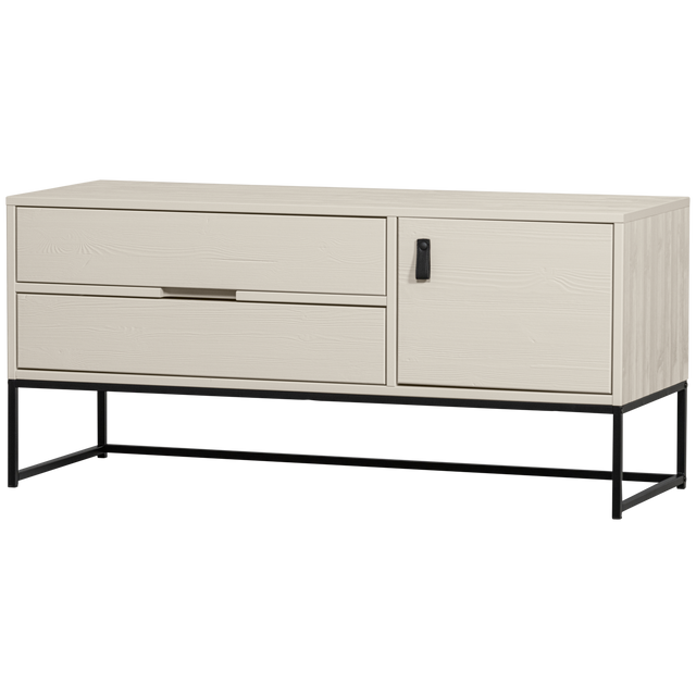 Silas Tv Meubel 120 Cm Grenen Dust [Fsc] van WOOOD – Luxe comfort op maat van PureWonen. Vraag naar de beste prijs.