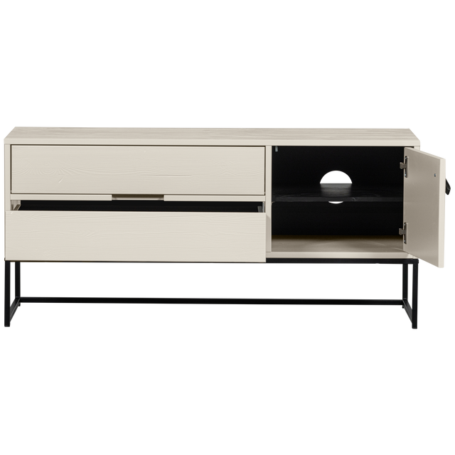 Silas Tv Meubel 120 Cm Grenen Dust [Fsc] van WOOOD – Luxe comfort op maat van PureWonen. Vraag naar de beste prijs.