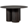 Oona Eettafel Rond Met 3 Poot Mdf Donkerbruin O140 Cm van WOOOD – Luxe comfort op maat van PureWonen. Vraag naar de beste prijs.