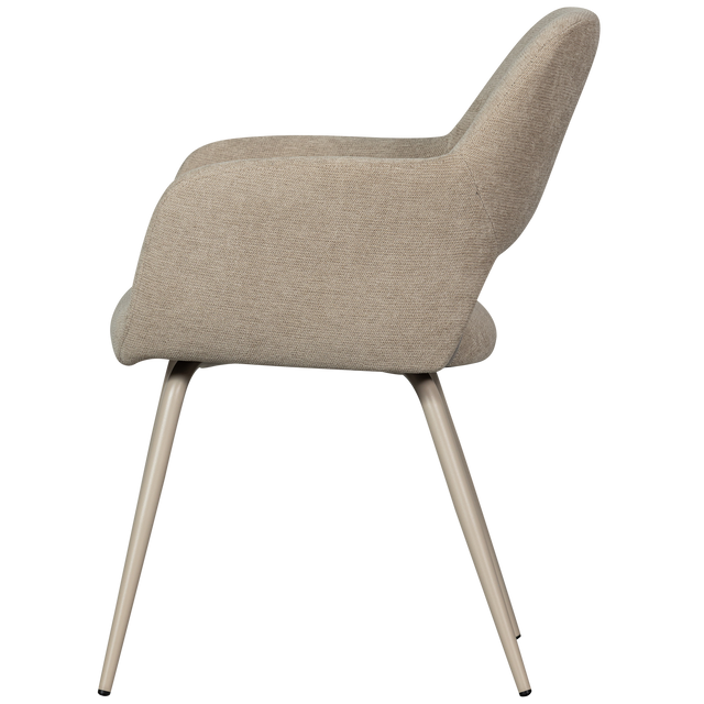Jenny Eetkamerstoel Naturel van WOOOD – Luxe comfort op maat van PureWonen. Vraag naar de beste prijs.