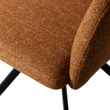 Fenne Draaibare Eetkamerstoel Geweven Stof Ginger van WOOOD – Luxe comfort op maat van PureWonen. Vraag naar de beste prijs.