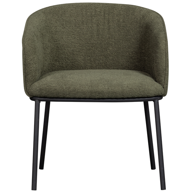 Leon Eetkamerstoel Forest Green van WOOOD – Luxe comfort op maat van PureWonen. Vraag naar de beste prijs.