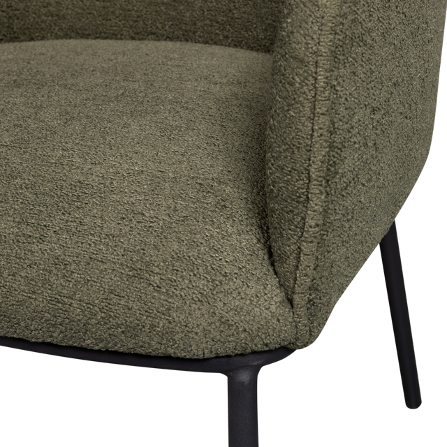 Leon Eetkamerstoel Forest Green van WOOOD – Luxe comfort op maat van PureWonen. Vraag naar de beste prijs.