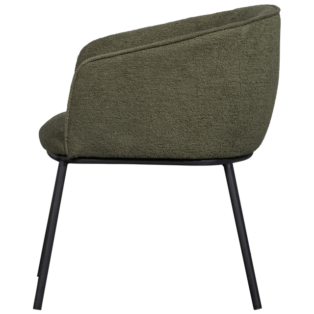 Leon Eetkamerstoel Forest Green van WOOOD – Luxe comfort op maat van PureWonen. Vraag naar de beste prijs.