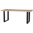Combi Tablo: Boomstam Eiken 180 X90 & U Poot [Fsc] van WOOOD – Luxe comfort op maat van PureWonen. Vraag naar de beste prijs.