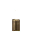 Safa Hanglamp Verticaal Metaal Glas Brass van WOOOD – Luxe comfort op maat van PureWonen. Vraag naar de beste prijs.