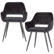 Set V 2 Jelle Stoel Fluweel Zwart van WOOOD – Luxe comfort op maat van PureWonen. Vraag naar de beste prijs.