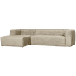 Bean Hoekbank Links Structure Velvet Buttermilk van WOOOD – Luxe comfort op maat van PureWonen. Vraag naar de beste prijs.