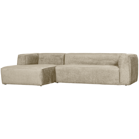 Bean Hoekbank Links Structure Velvet Buttermilk van WOOOD – Luxe comfort op maat van PureWonen. Vraag naar de beste prijs.