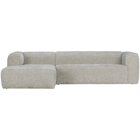 Bean Hoekbank Links Grove Melange Stof Naturel van WOOOD – Luxe comfort op maat van PureWonen. Vraag naar de beste prijs.