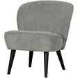 Sara Fauteuil Ribstof Vergrijsd Groen van WOOOD – Luxe comfort op maat van PureWonen. Vraag naar de beste prijs.